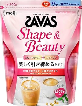 SAVAS - ザバス シェイプ＆ビューティー Amazon.co.jp: ザバス(SAVAS) シェイプ&ビューティ ミルクティー